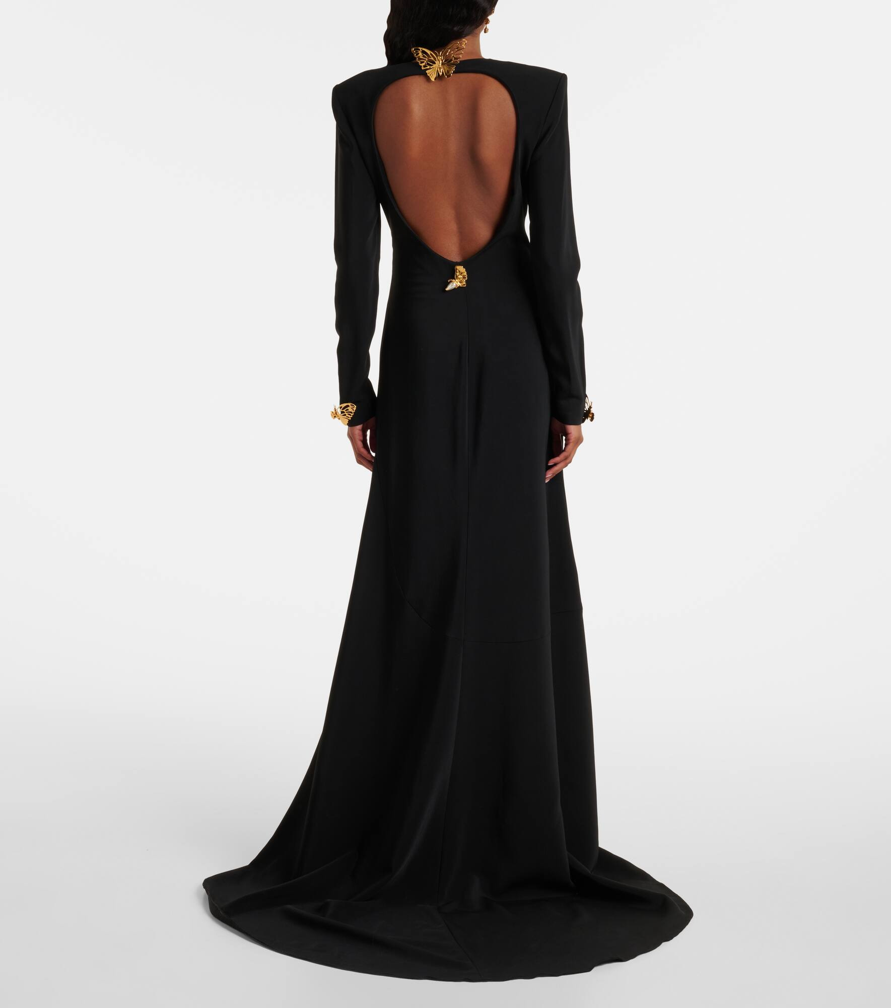 Open-back gown - 3