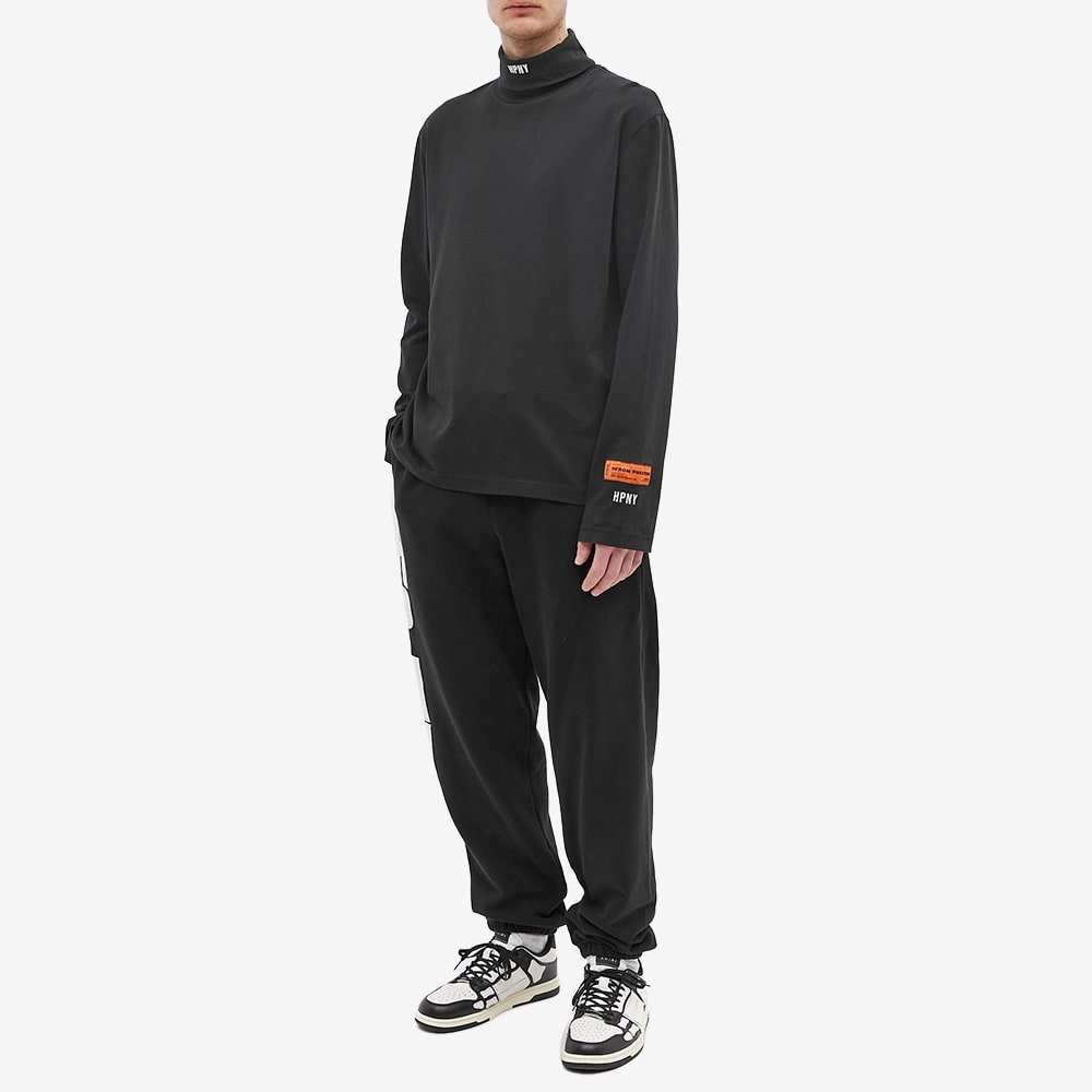 Heron Preston Long Sleeve HPNY Emblem Rollneck T-Shirt - 4