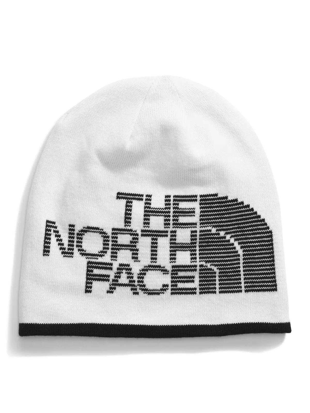 Reversible Highline Beanie-Black/White - 2
