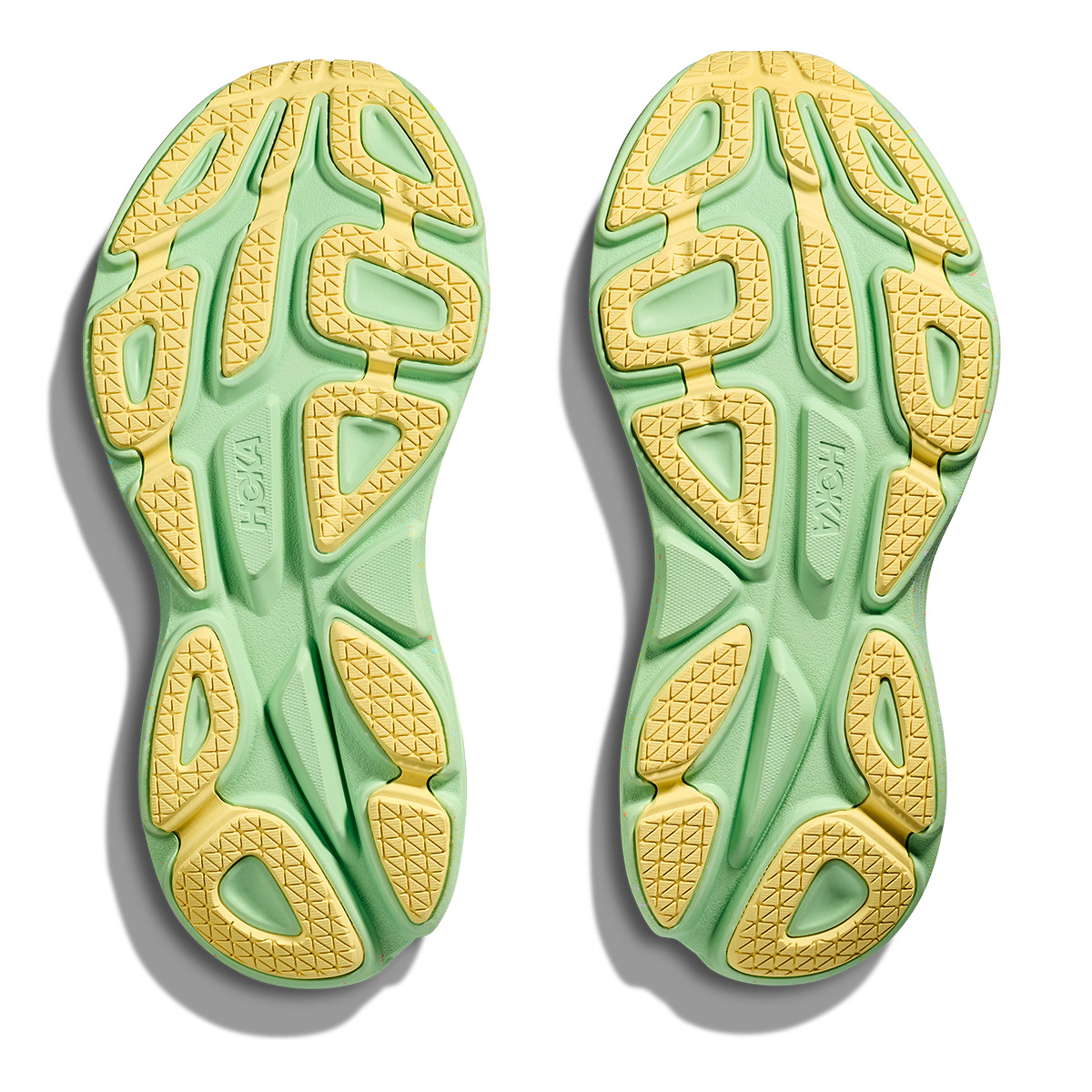 Hoka Bondi 8 - Lime Glow - Lemonade - 4