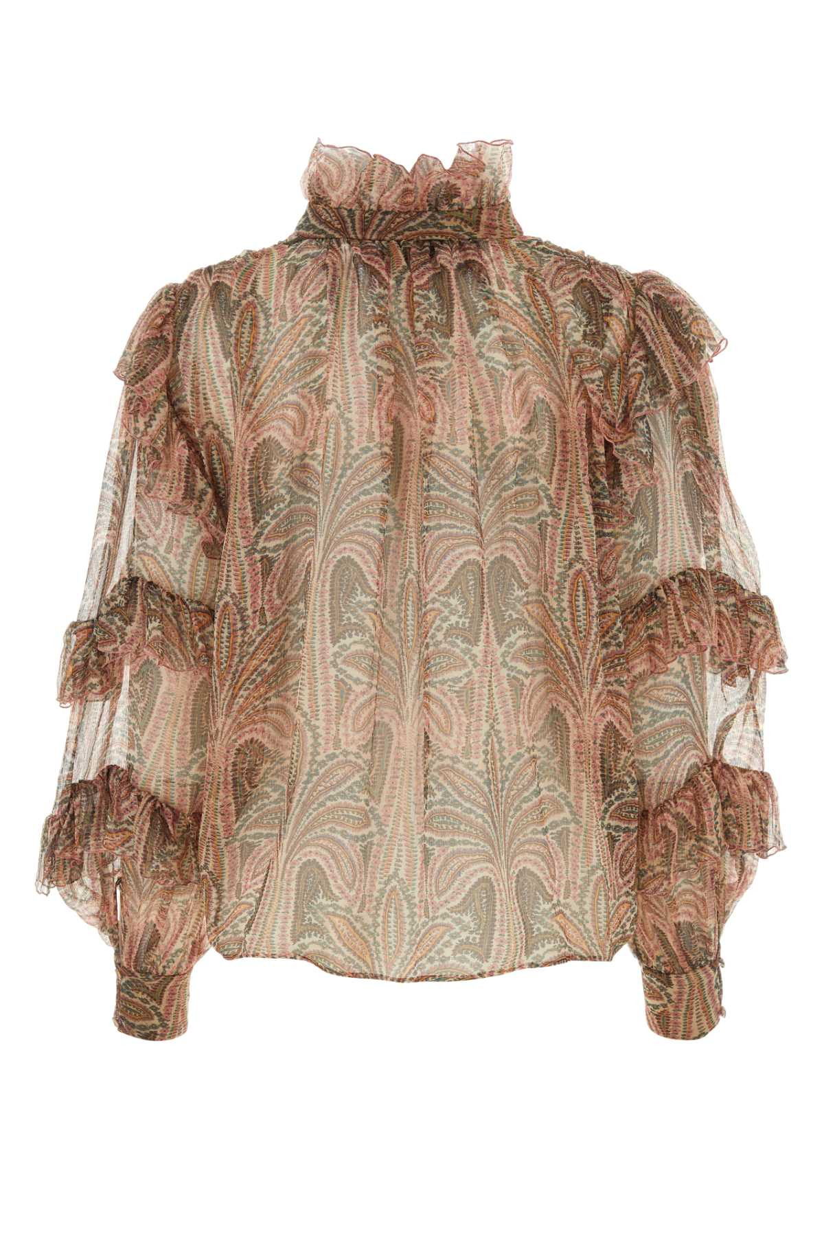 Etro Women Printed Crepe Blouse - 2