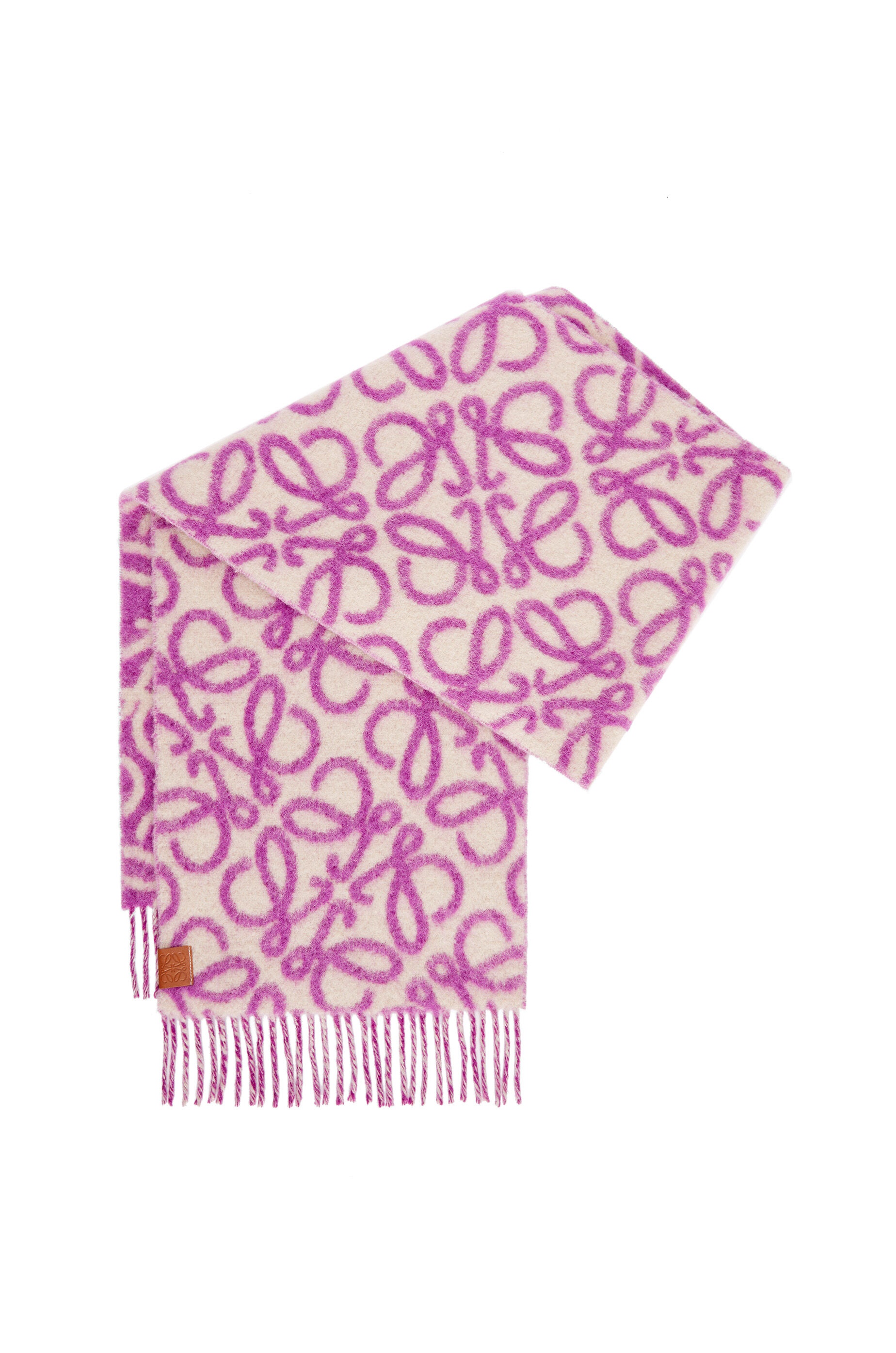 Anagram scarf in alpaca and wool - 3