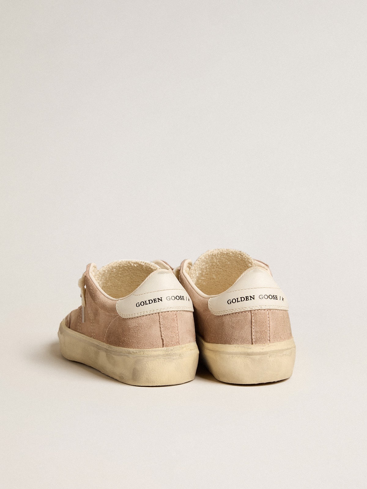 Women's Soul Star in pink suede with white heel tab - 5