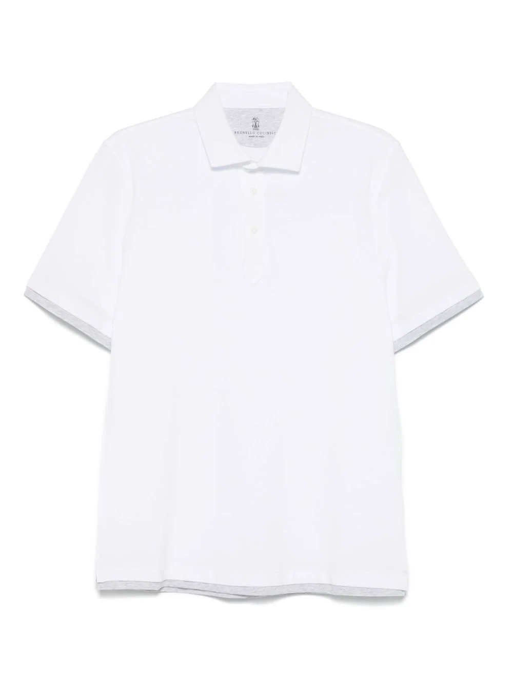 faux-layered polo shirt - 1