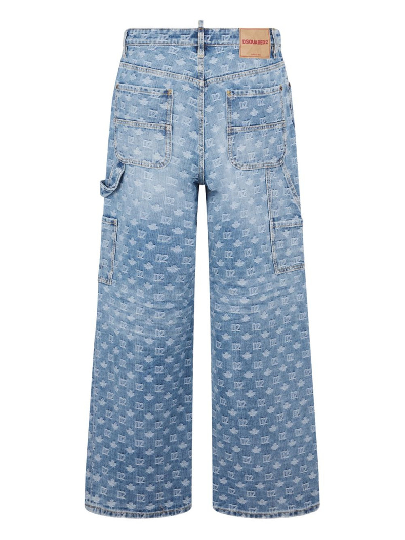 DSQUARED2 belt-loop multiple-pocket jeans outlook