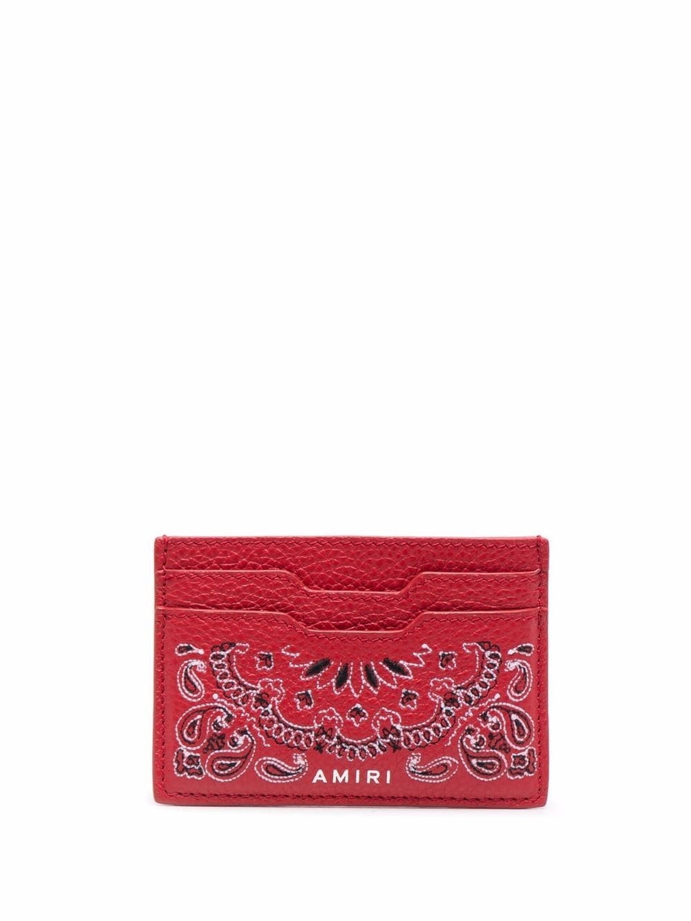 paisley-print logo cardholder - 1