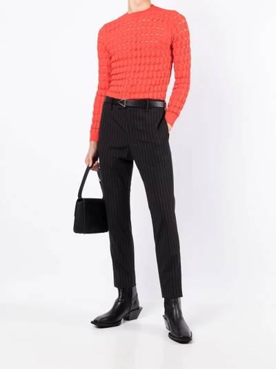 NAMACHEKO sheer cut-out jumper outlook