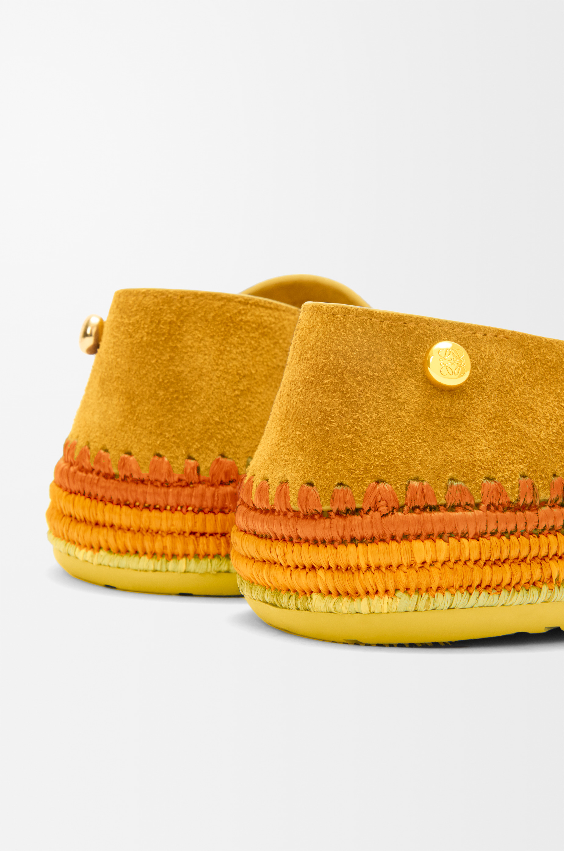 Rio slipper in suede and raffia - 5