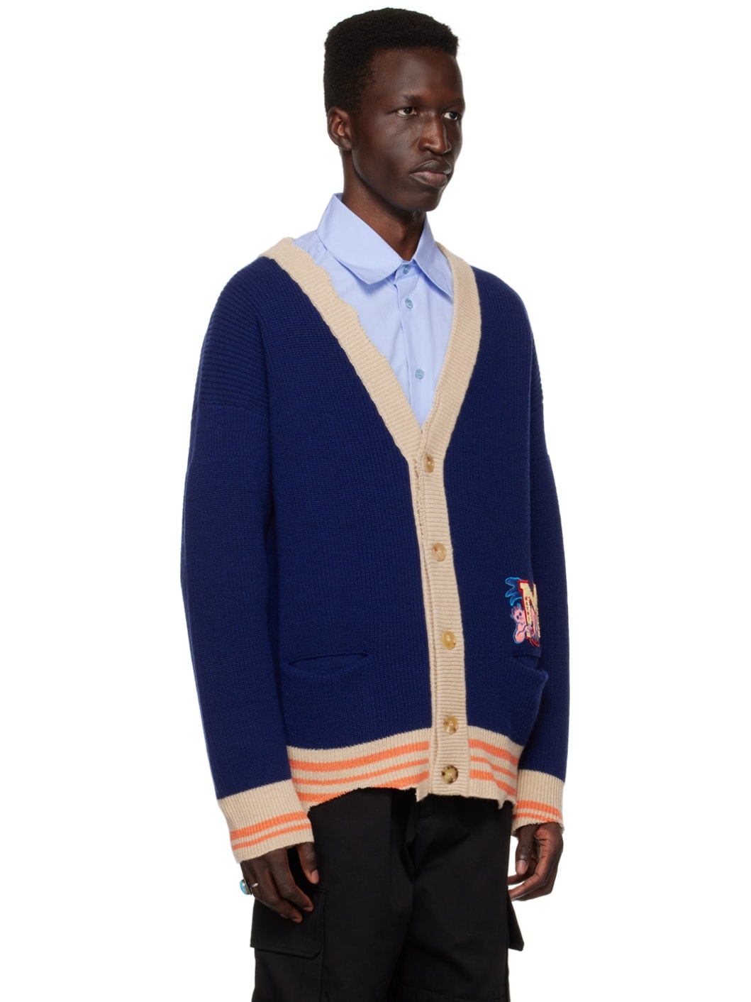 MARNI 24AW HANDSTICH CARDIGAN ダメージ加工 MARNI 24AW HANDSTICH CARDIGAN ダメージ加工 MARNI 24AW
