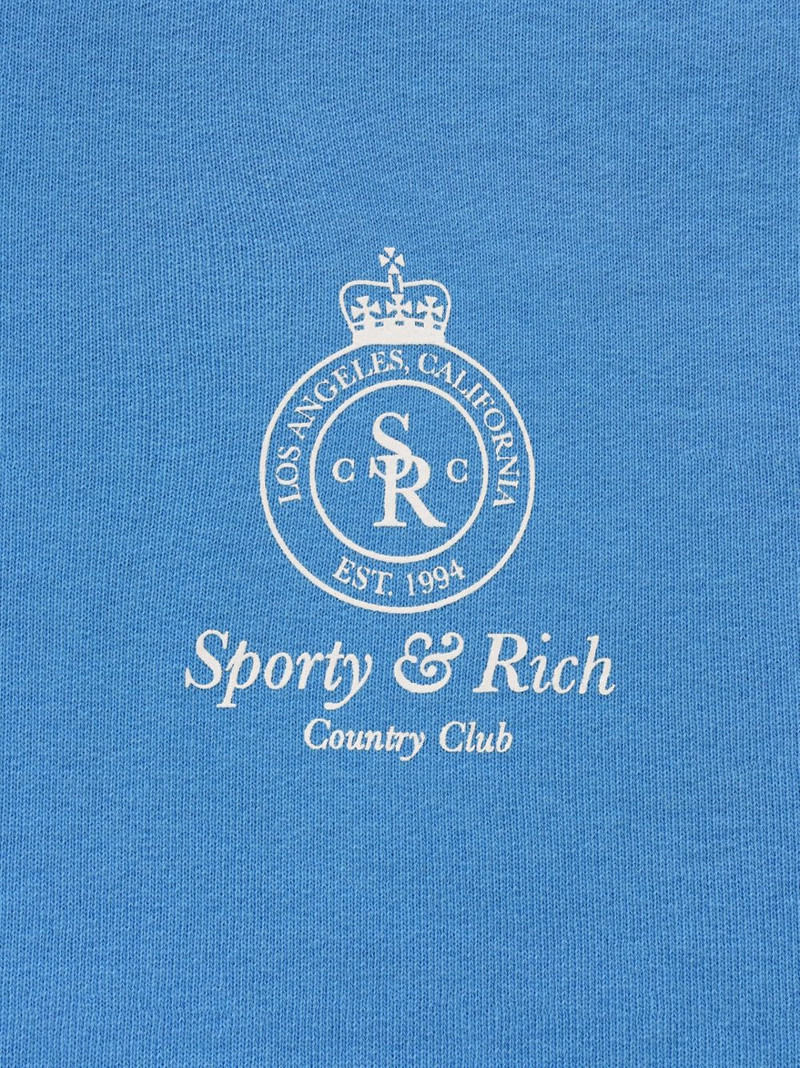 Sporty & Rich logo-print cotton sweatshirt outlook
