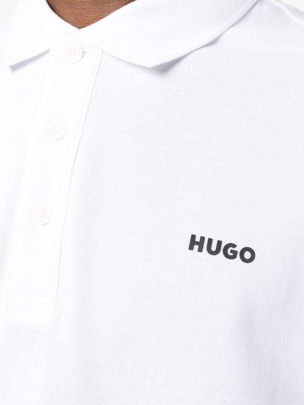 chest logo-print polo shirt - 5