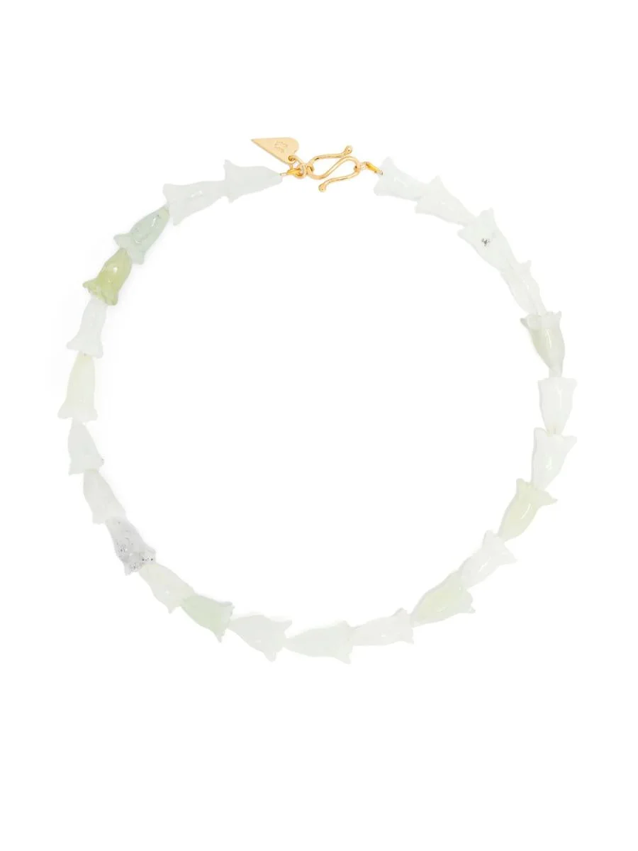 Forte_Forte Flower And Hard Stones Necklace Accessories - 1