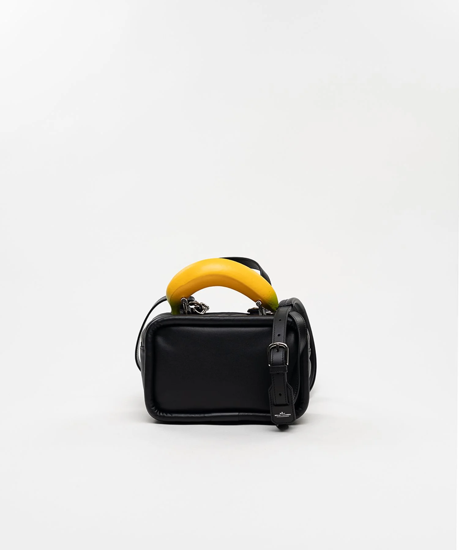 "TOY" Banana Handle Square Leather Mini Bag - 1