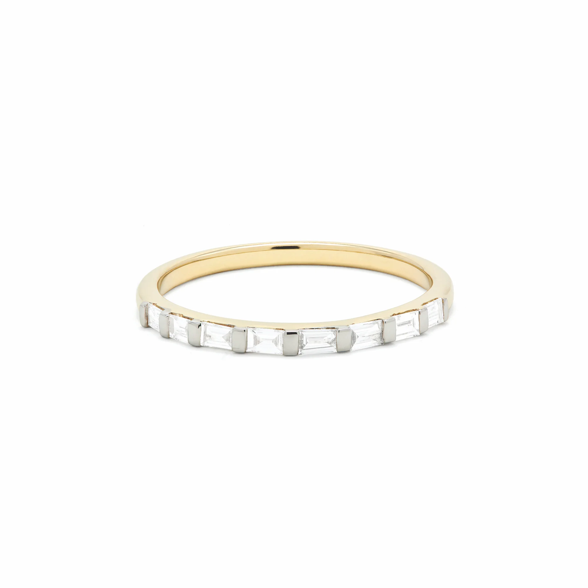 Bold Baguettes For Eternity Band - 1