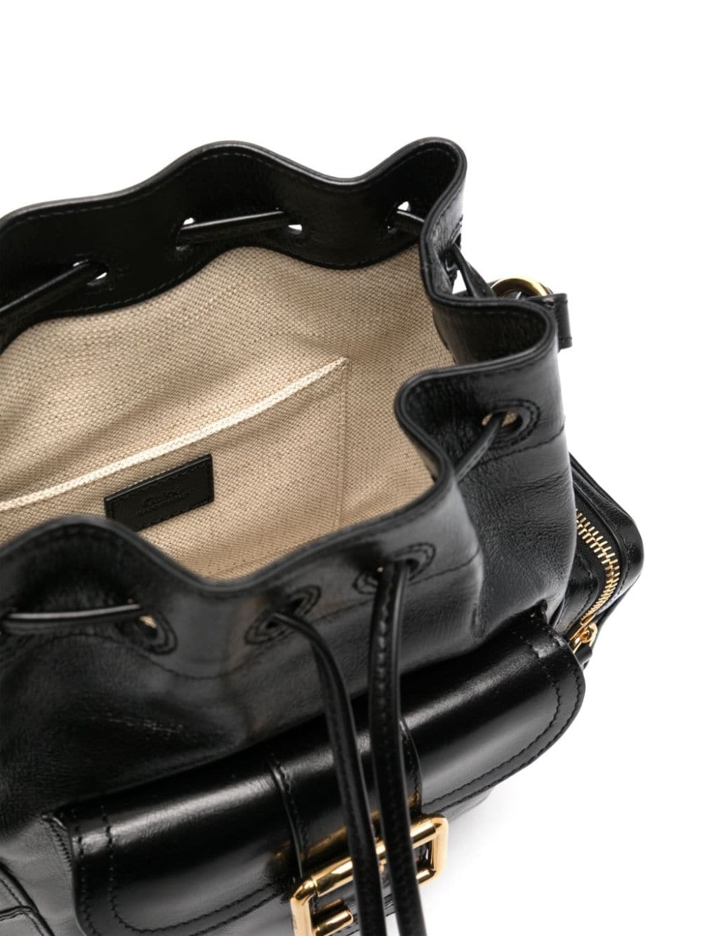 leather bucket bag - 5