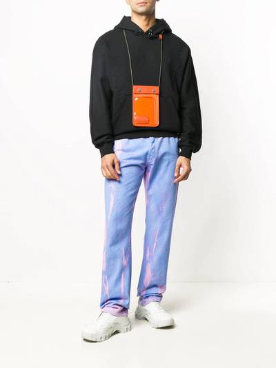 MSGM embroidered logo hoodie outlook