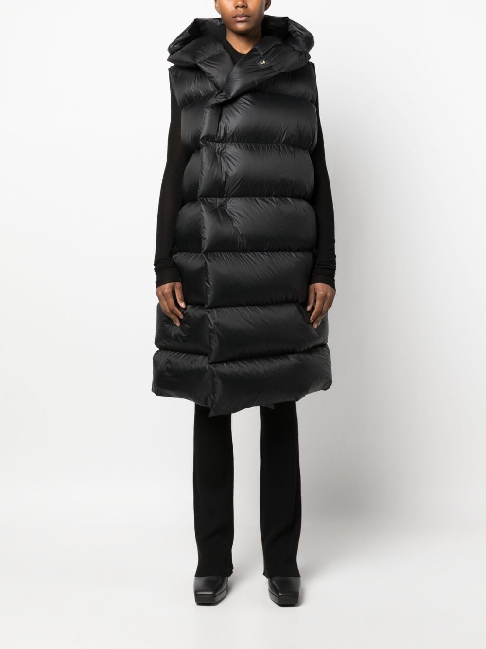 Liner hooded down gilet - 2
