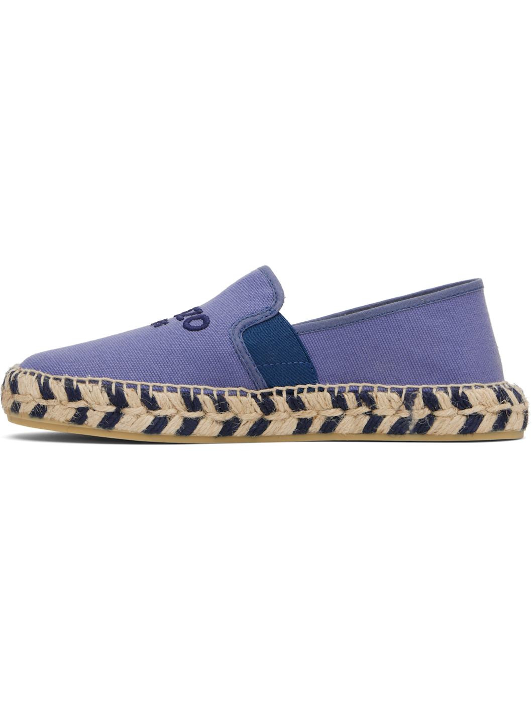 Purple Canvas Espadrilles - 3