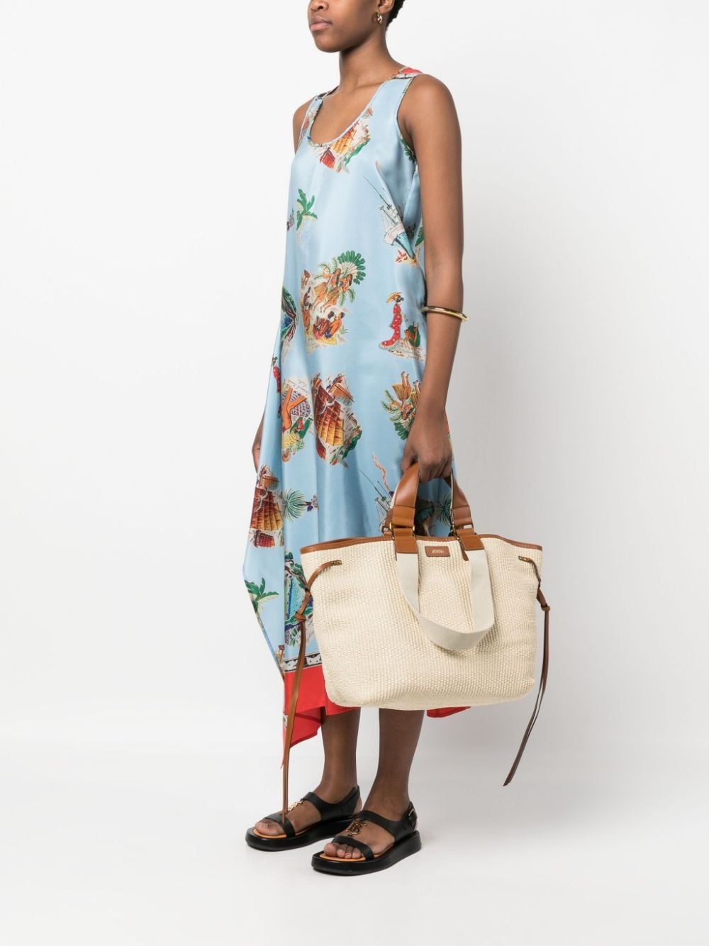Wardy interwoven-design tote bag - 2