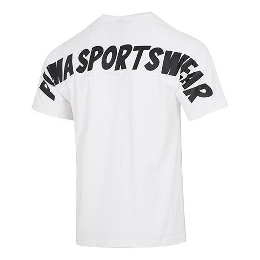 PUMA Slogan Sportswear Tee 'White' 537184-02 - 2