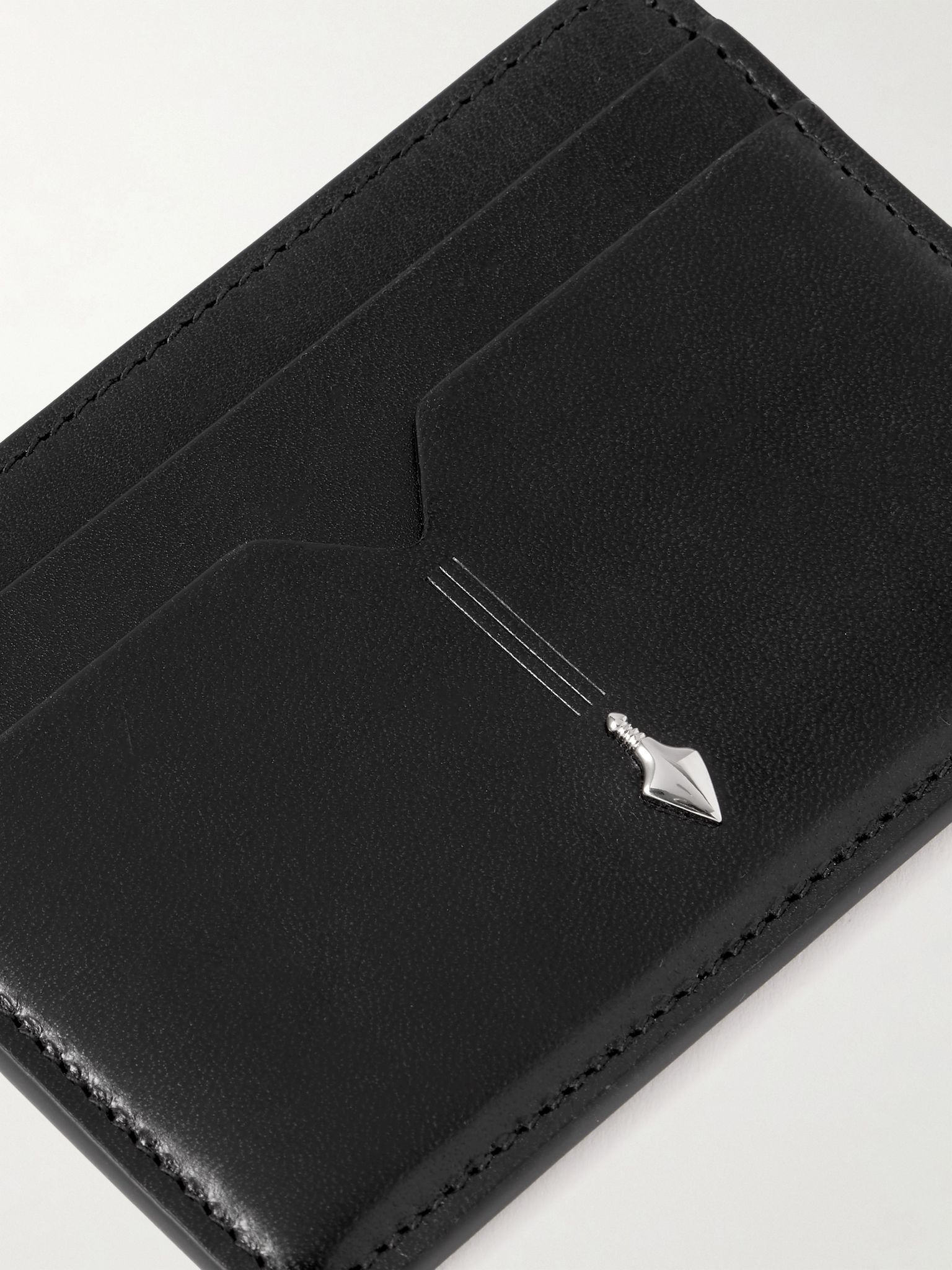Theodore Leather Cardholder Black - 3