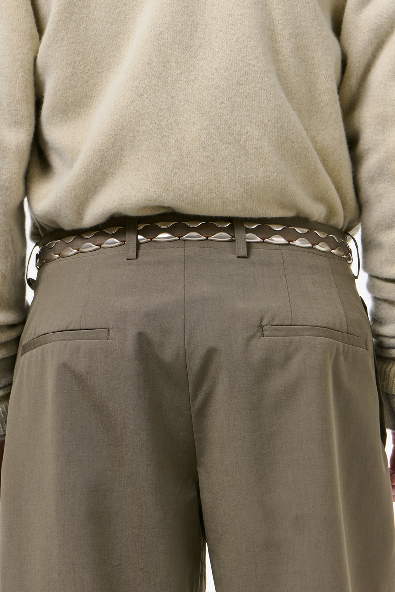 Billow Belt Overcast Blue Leather 4