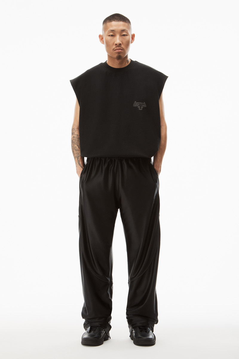 Alexander Wang TRACK PANTS IN SATIN FAILLE JERSEY outlook