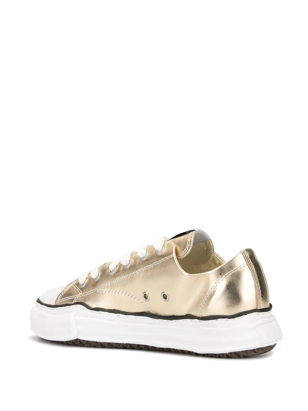 metallic style sneakers - 3