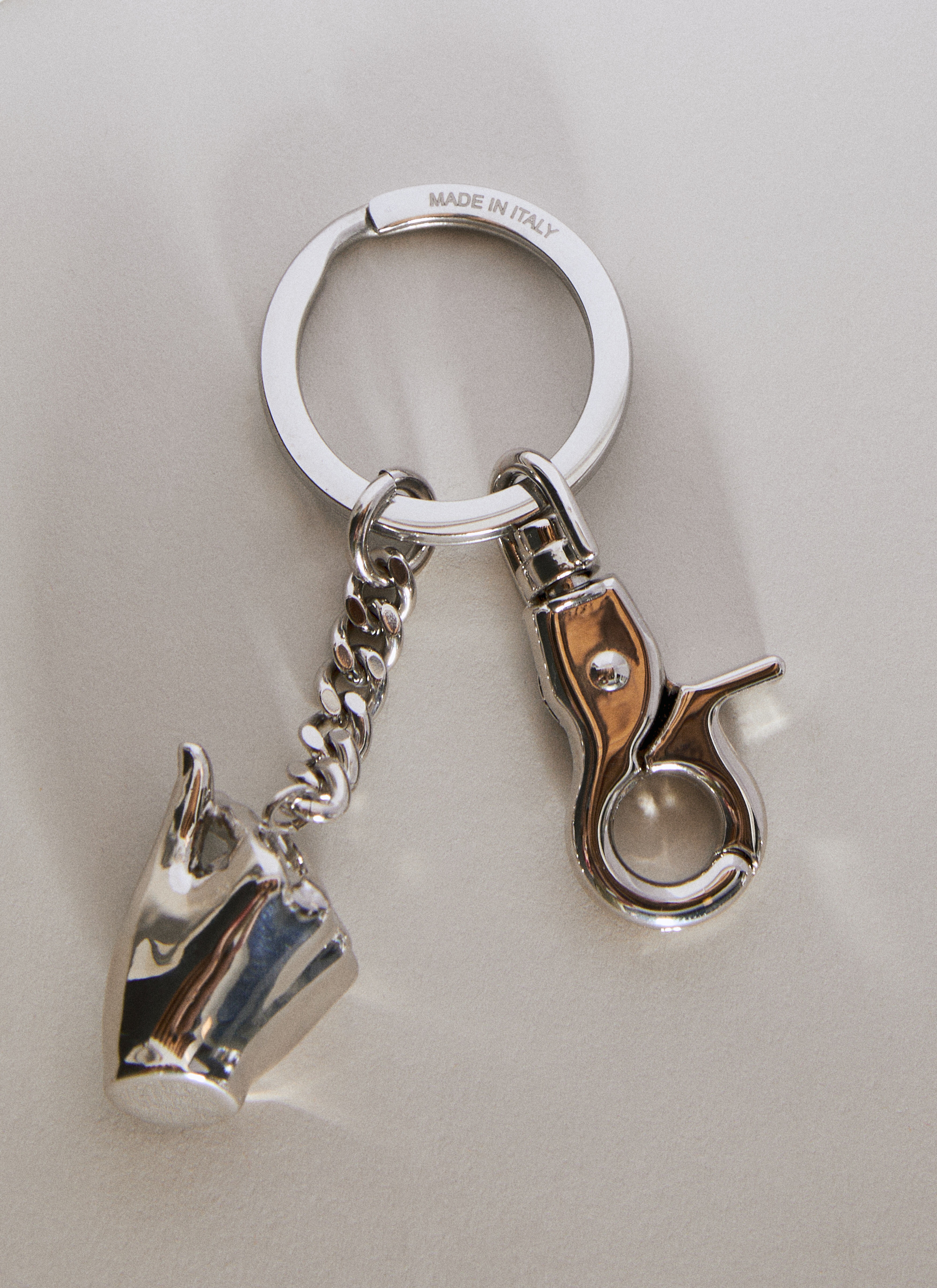 Mini Finger Heart Pendant Keyring - 2