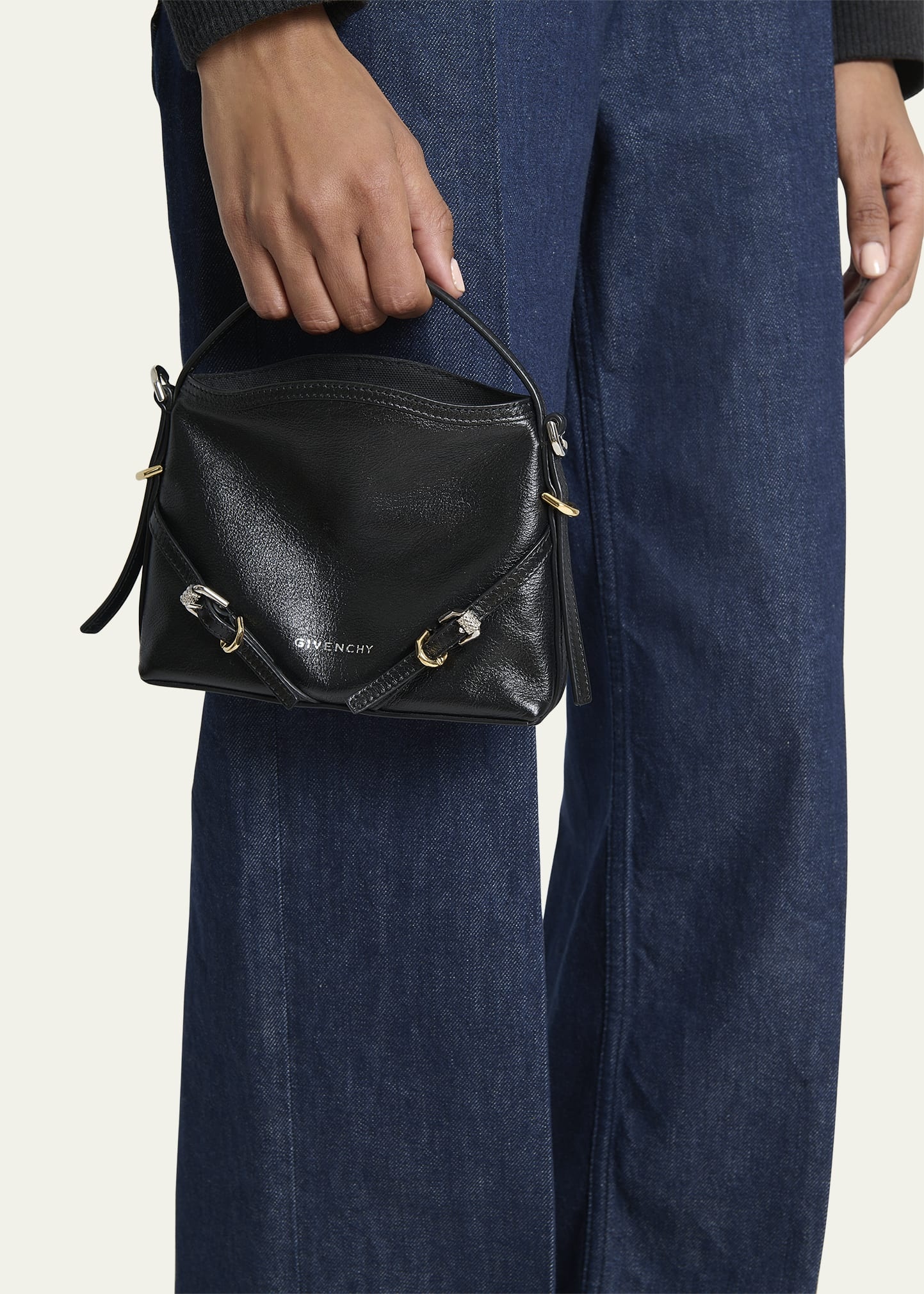 Voyou Nano Bag in Leather - 2
