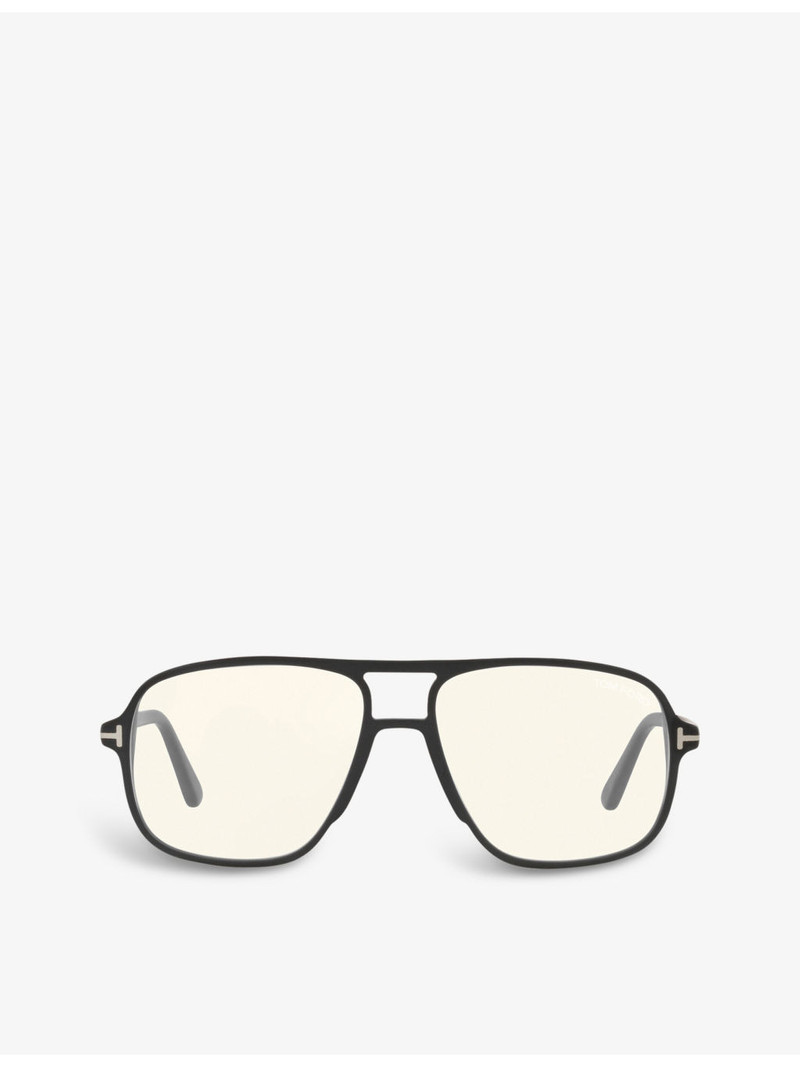 FT5737 aviator-frame acetate sunglasses 1