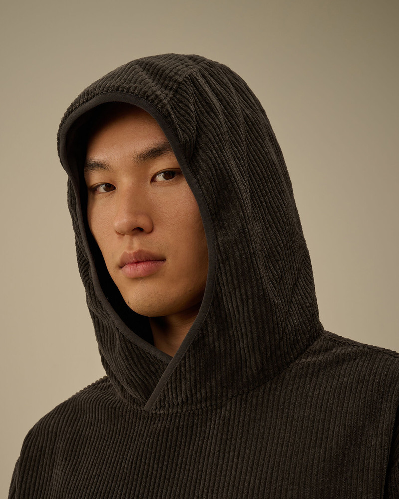 Corduroy 350 Lens Hooded Sweatshirt 6