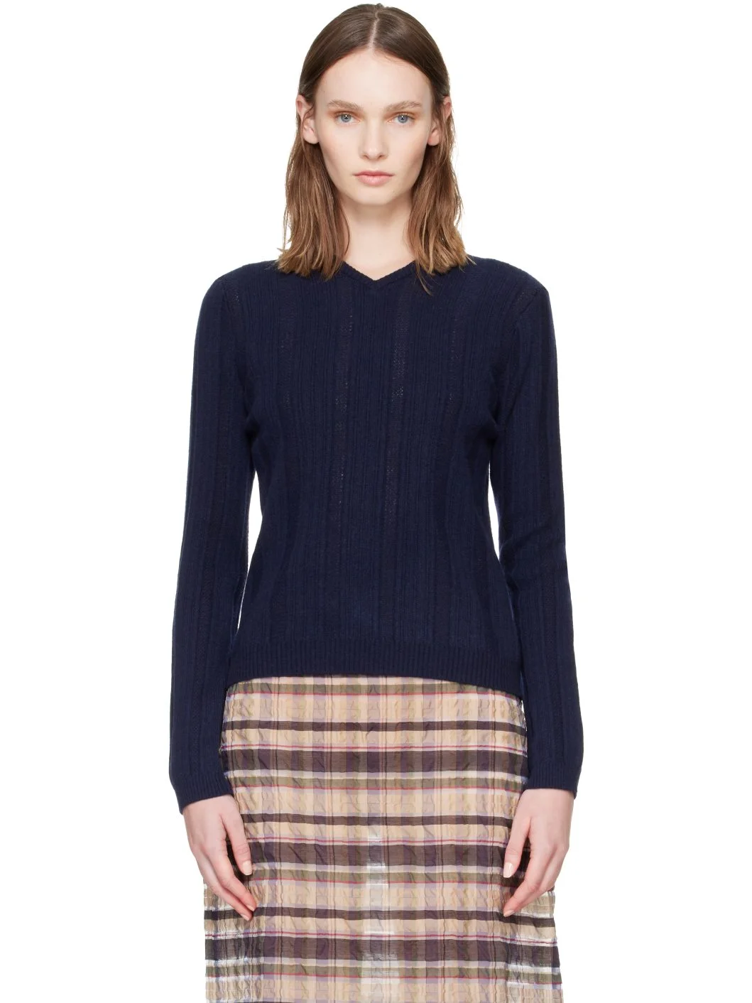 Navy Clot Sweater - 1