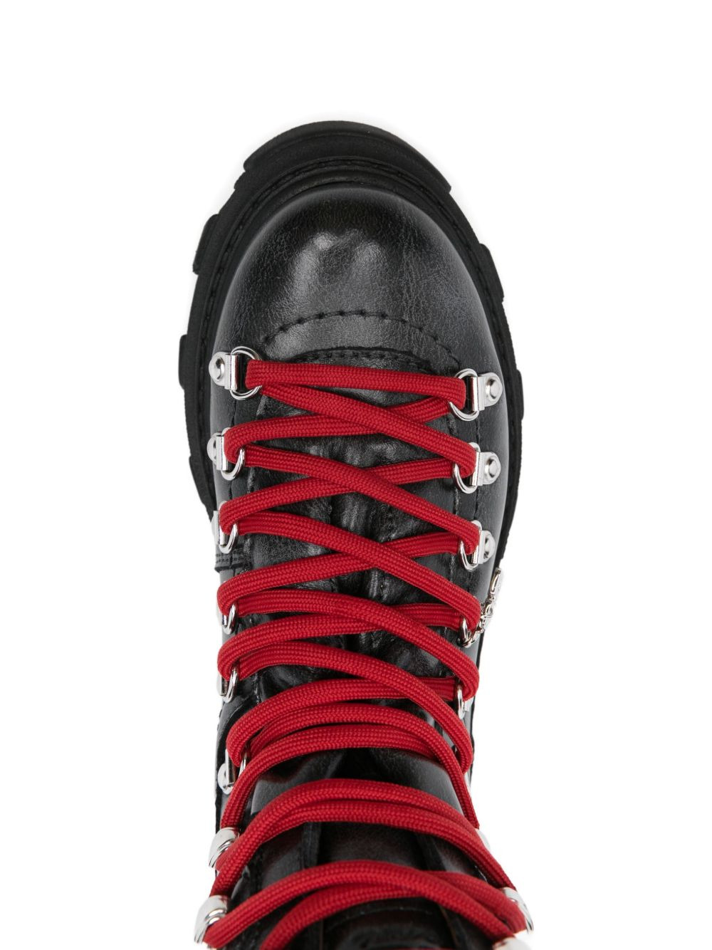 lace-up lug-sole boots - 4