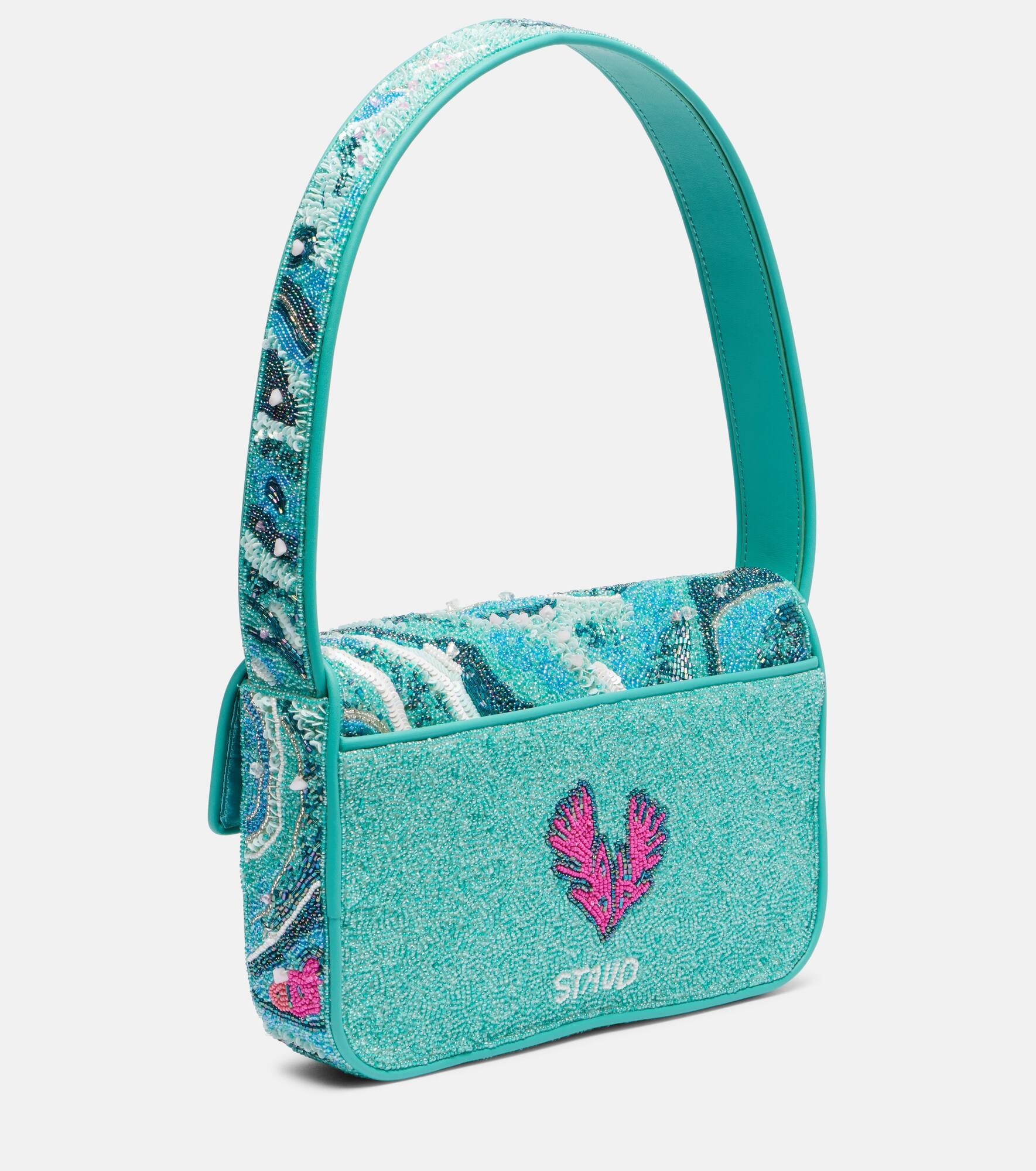 Tommy beaded shoulder bag - 4