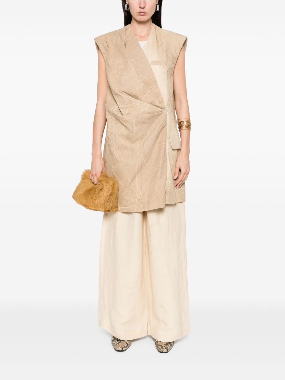 pleat-detailed trousers - 2