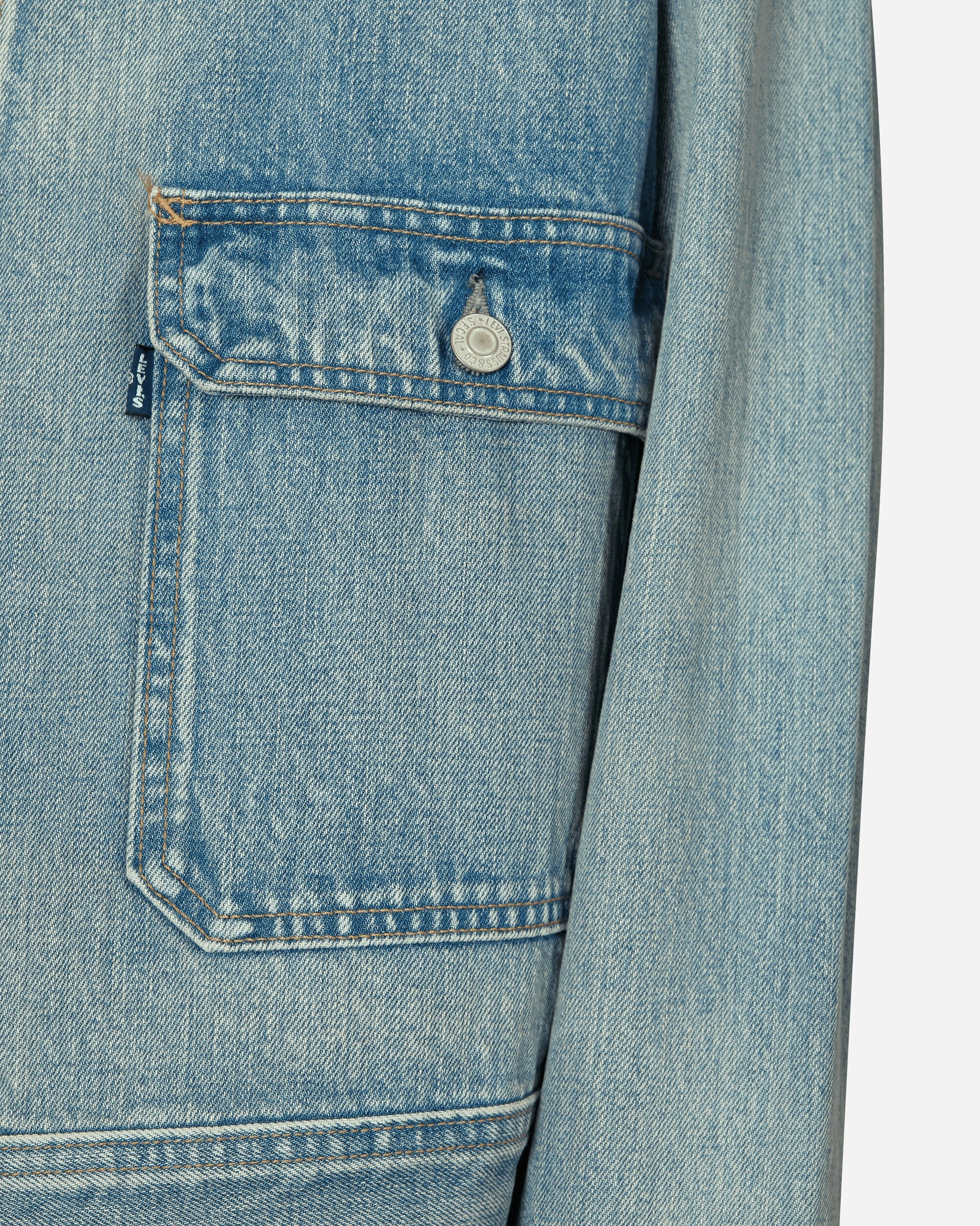 Made in Japan Utility Trucker Jacket Blue - 5