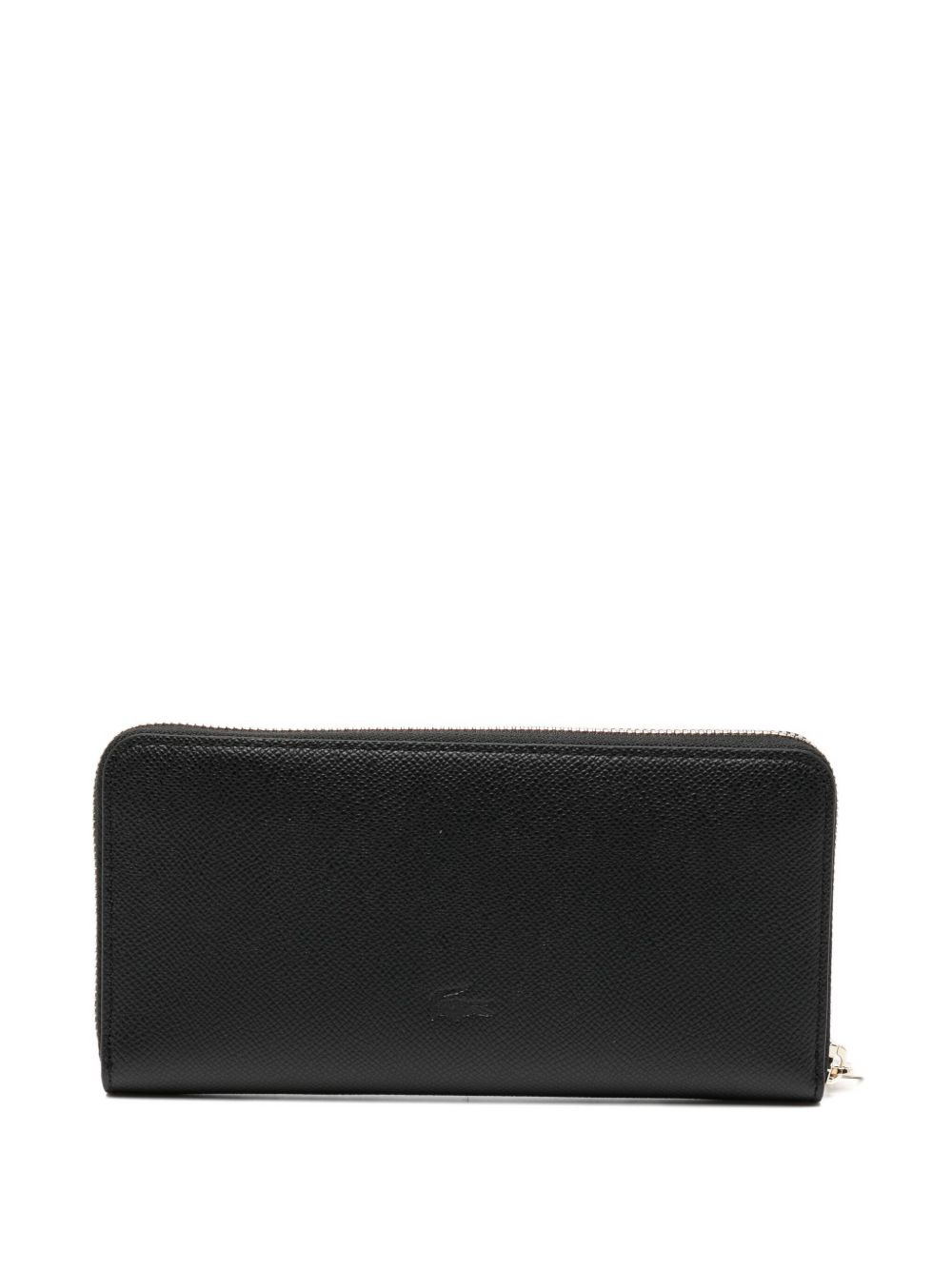 logo-print leather wallet - 2