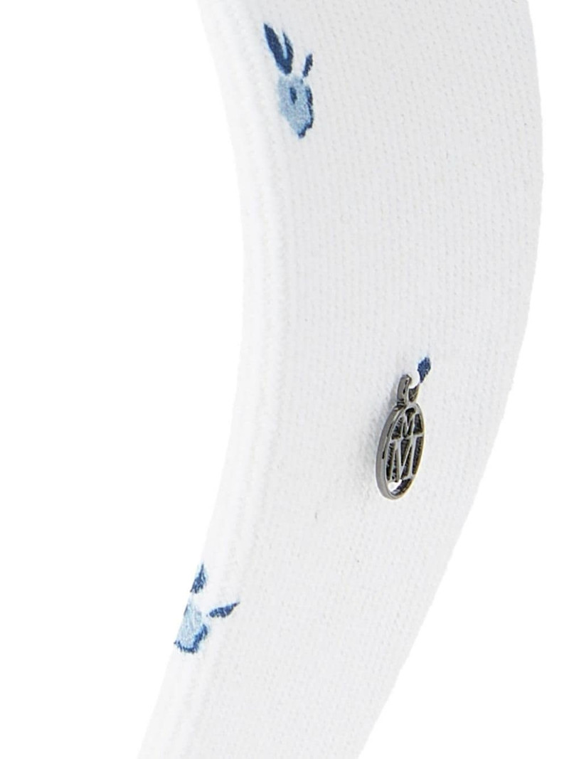 MAISON MICHEL Elizabeth denim headband outlook