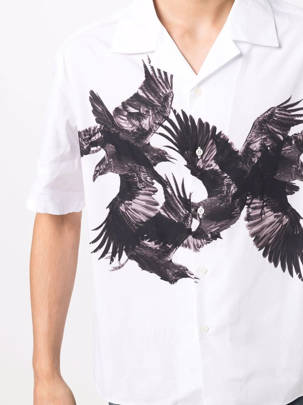 bird print shirt - 5