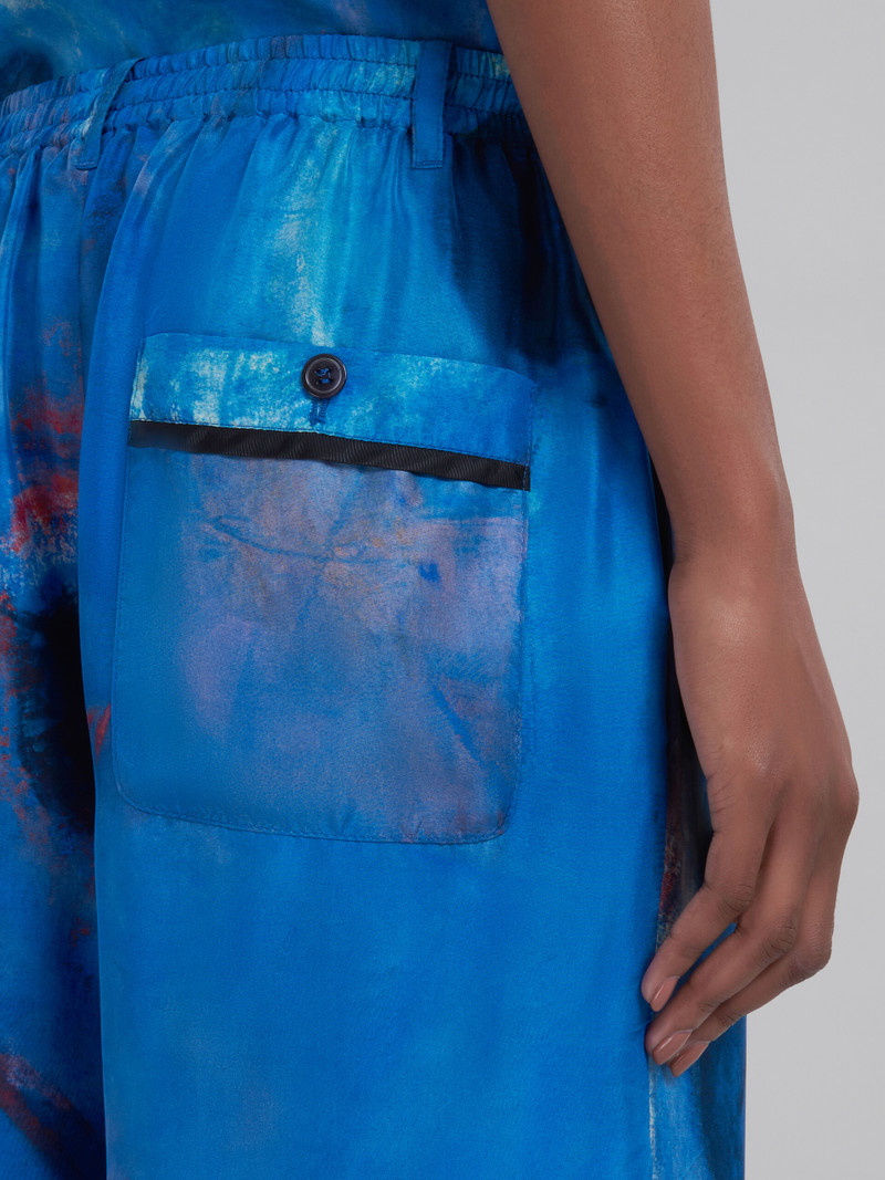 WIDE-LEG SILK TROUSERS 와 BUCHI BLU PRINT 4