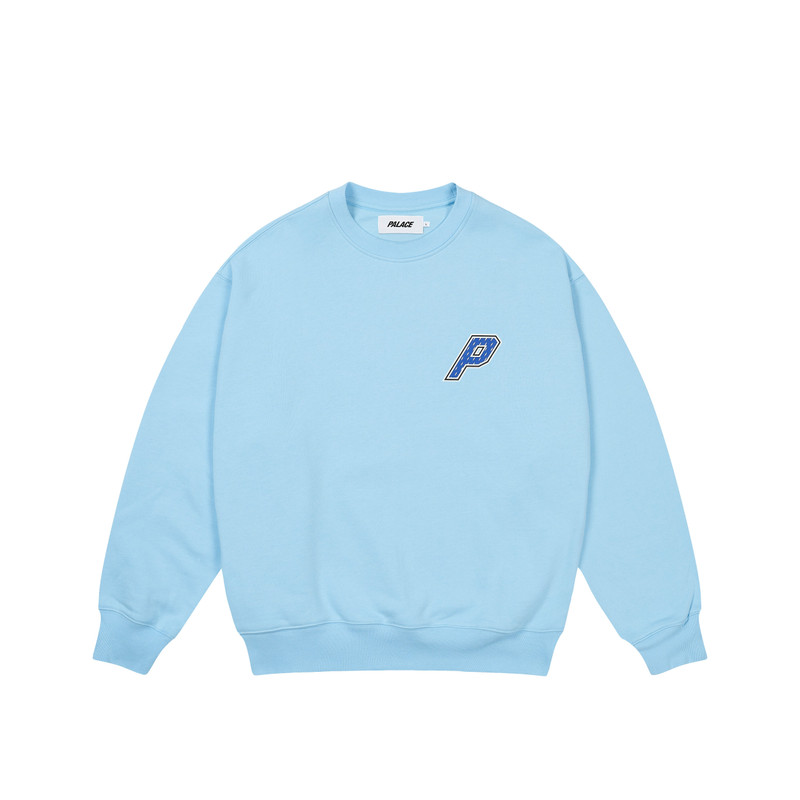 PALACE COLLEGIATE P3 CREW SKYLINE BLUE outlook