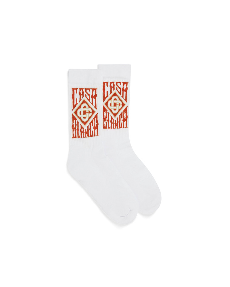 Gothic Logo Socks | Casablanca Paris 1