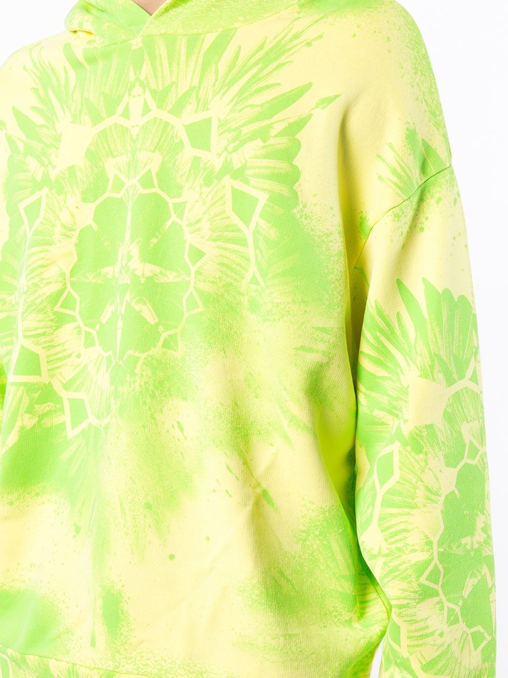 tie-dye cotton hoodie - 5