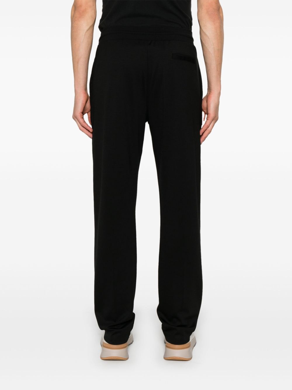 wool track trousers - 4