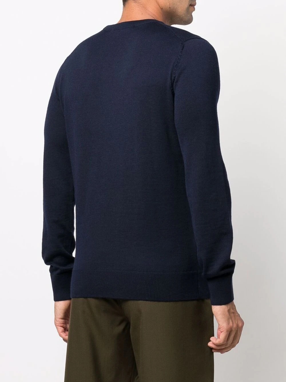 fox-patch crew-neck jumper - 5