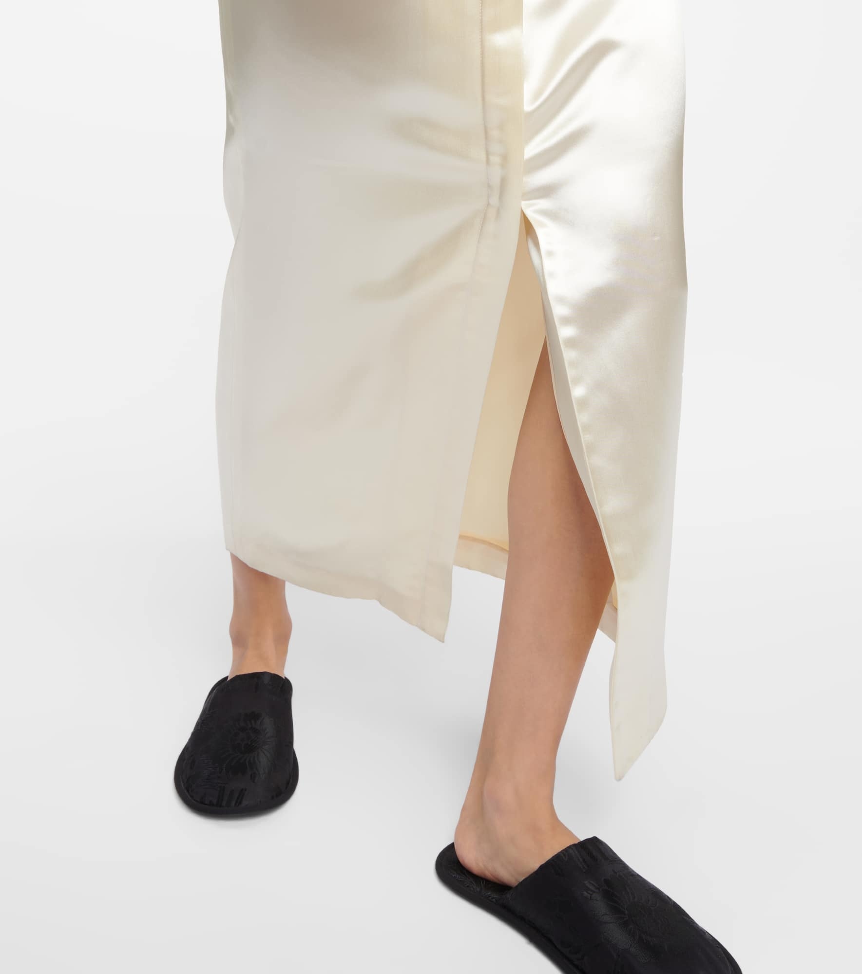 Iside satin maxi dress - 5