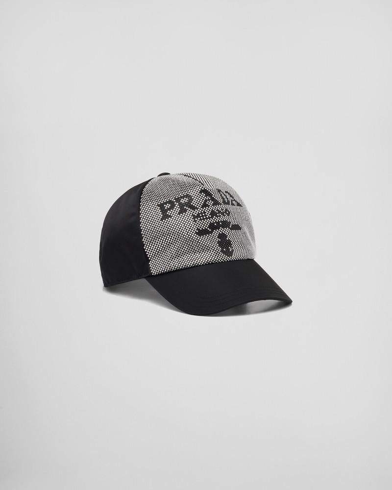Studded Re-Nylon baseball cap 1