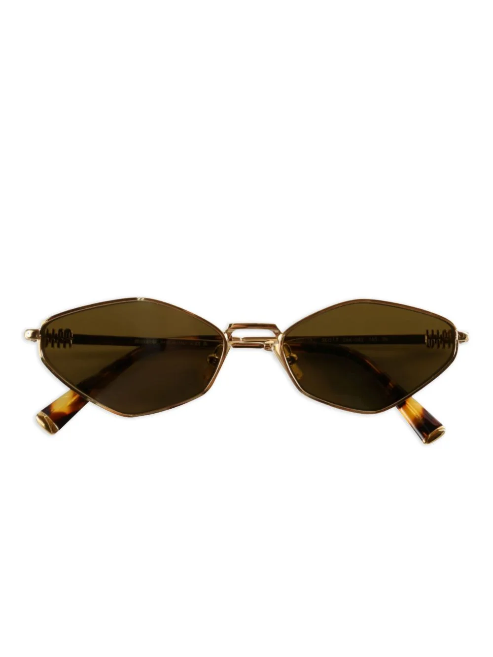 geometric-frame sunglasses - 1