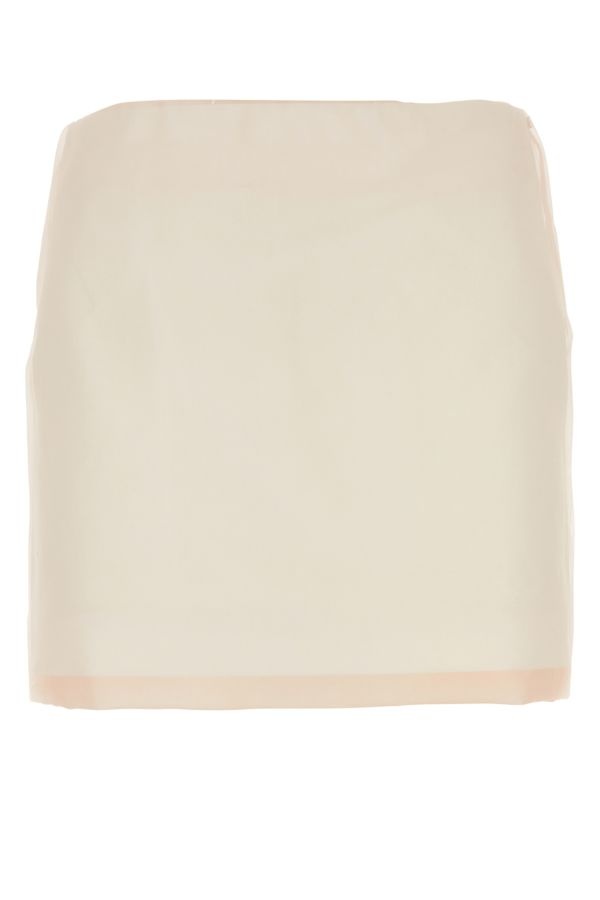 Pastel pink silk Adelchi1234 mini skirt - 1